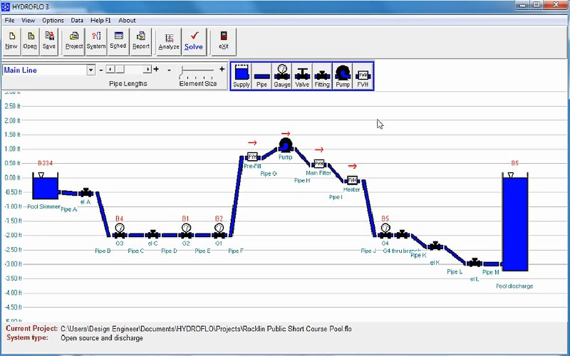 HYDROFLO - Advanced Piping System Design Software