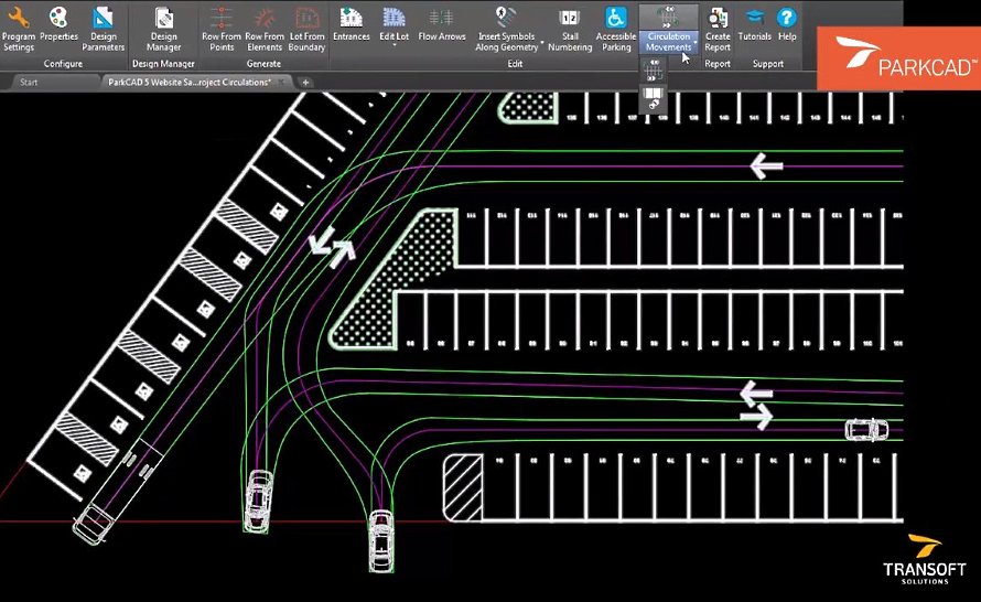 ParkCAD Parking Lot Design and Layout Software