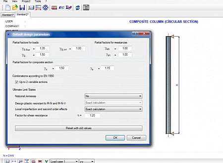 A3C: ArcelorMittal Columns Calculator screenshot