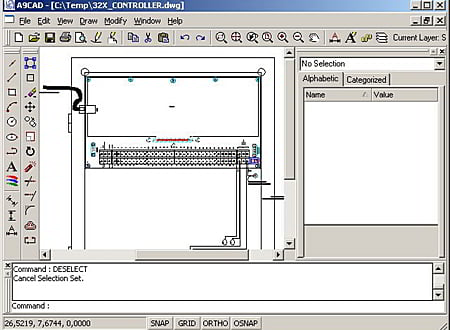 A9CAD screenshot