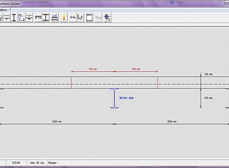 ABC: ArcelorMittal Beams Calculator screenshot