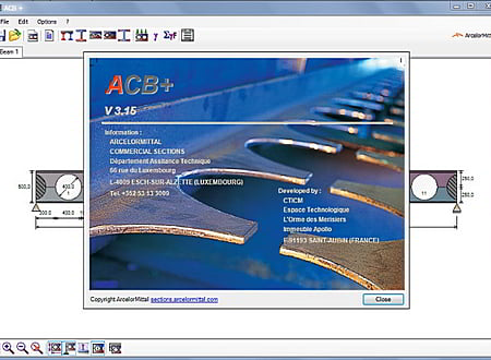 ACB: ArcelorMittal Castellated Beams screenshot