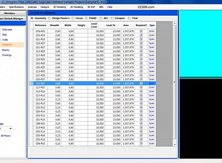 AEC 3D ReBar screenshot