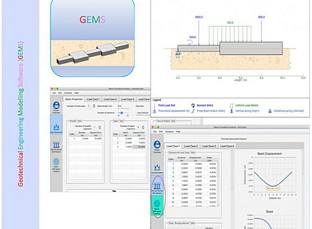 Beam Foundation Analysis screenshot