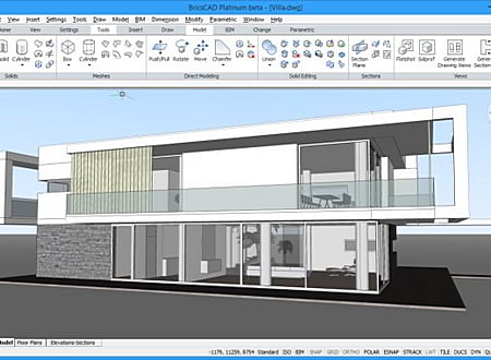 BricsCAD screenshot