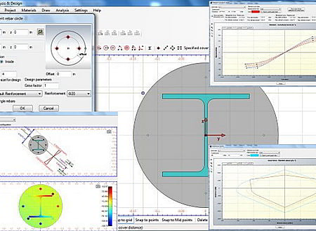 Cross Section Analysis & Design screenshot