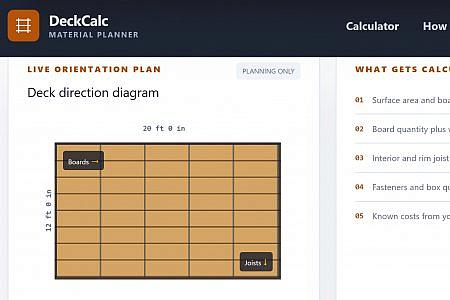 DeckCalc screenshot