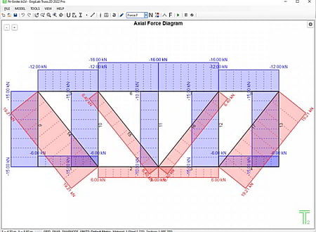 EngiLab Truss.2D screenshot