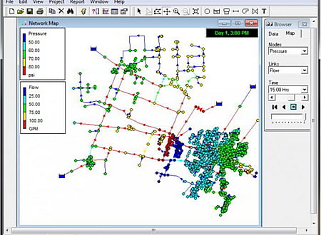 EPANET screenshot