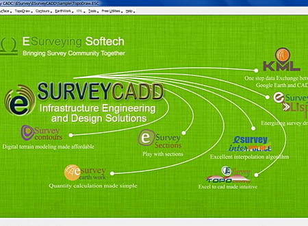 ESurvey CADD screenshot