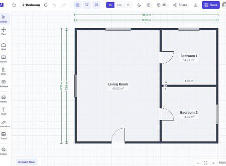 FloorPlan Creator screenshot