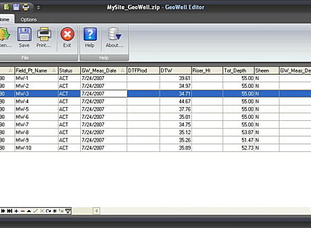 GeoWell Editor screenshot