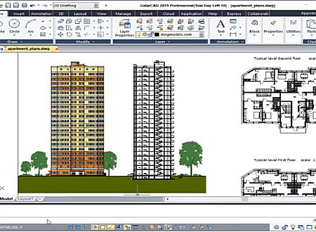 GstarCAD screenshot