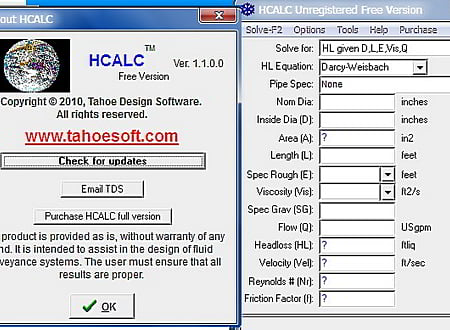 HCALC screenshot