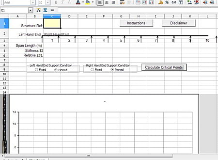 Influence Line Diagrams screenshot