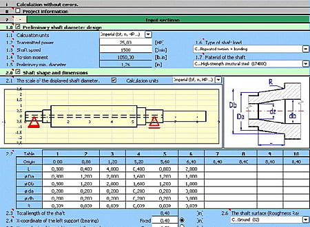 MITCalc Shafts screenshot