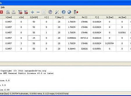 Qpfcalc screenshot