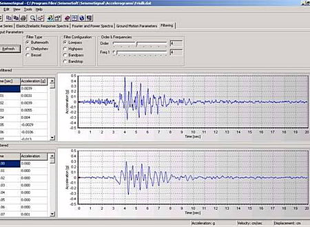 SeismoSignal screenshot