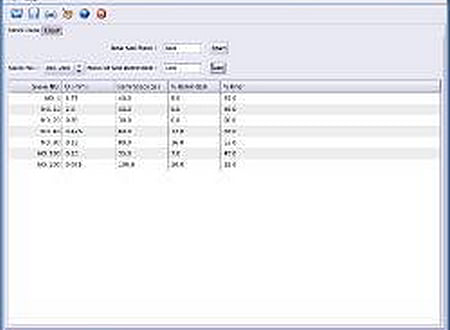 Soil Sieve Test Analyser screenshot