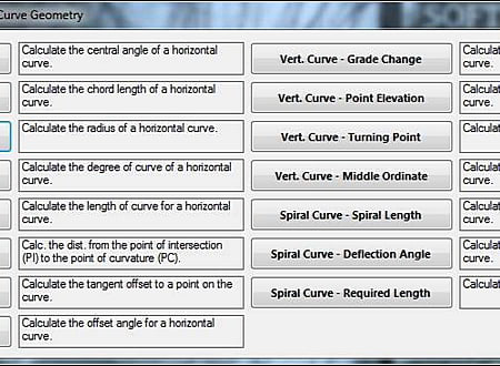 Surveying Calculator screenshot