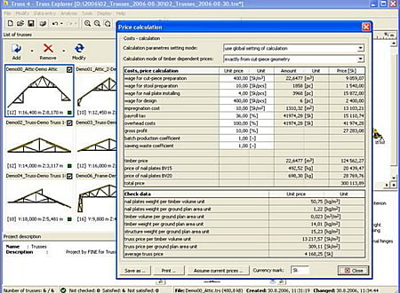 Truss Explorer screenshot