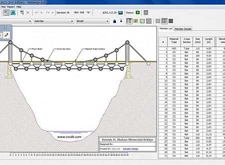 West Point Bridge Designer screenshot