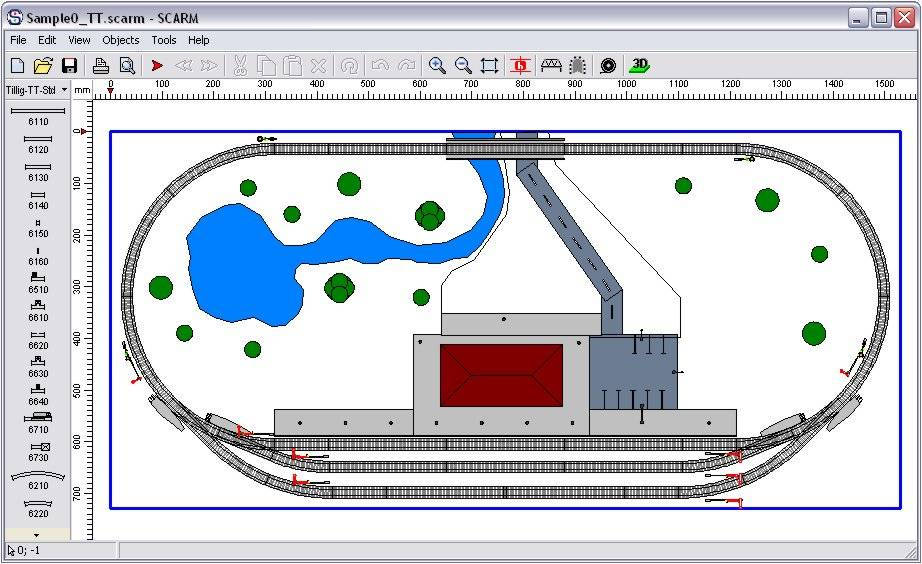 Scarm - Simple Computer Aided Railway Modeller Software