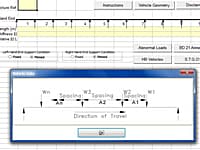 Line Beam Analysis for Moving Vehicle Loads