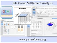 Pile Group Settlement Analysis