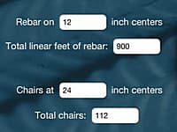 Rebar Calculator